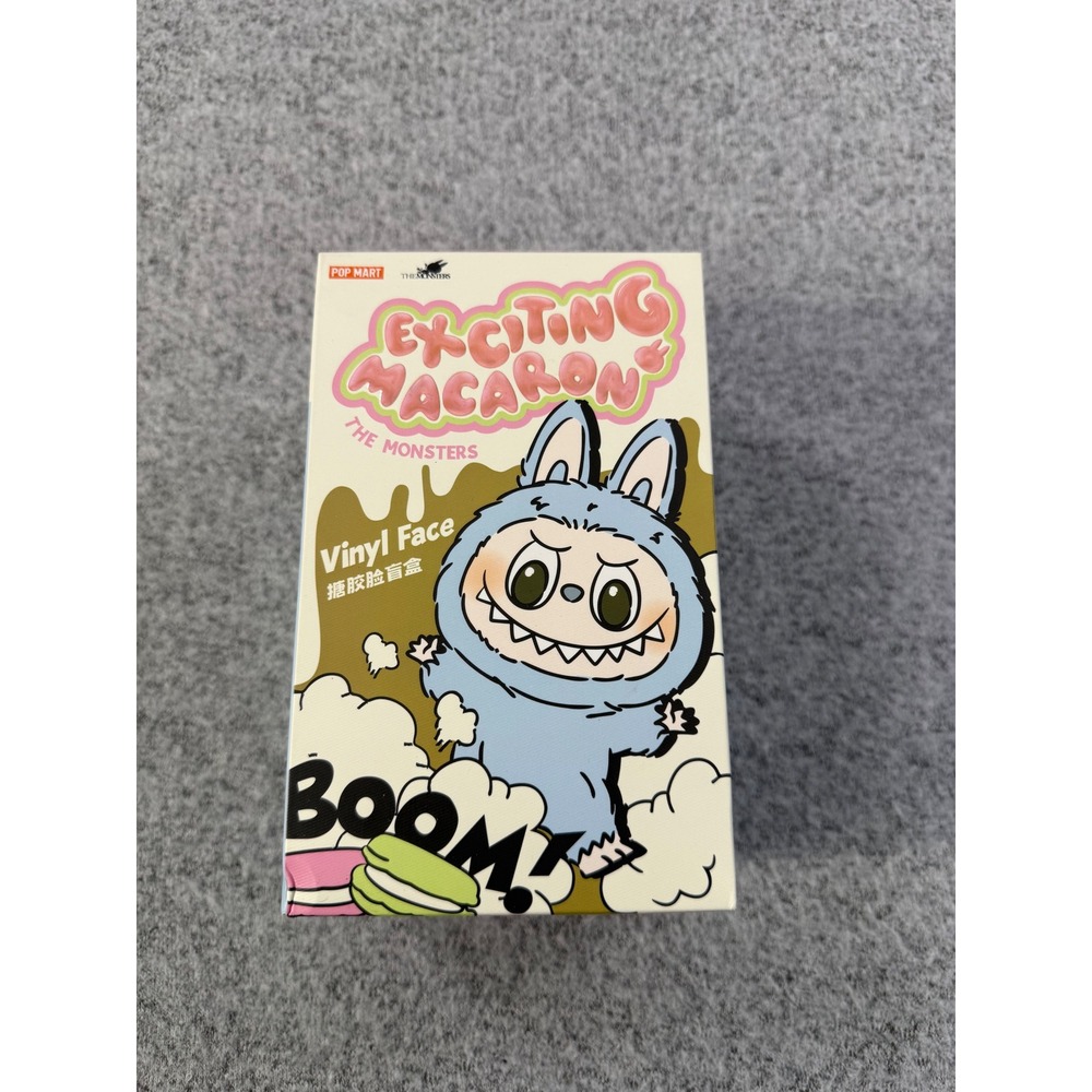 Pop Mart The Monsters Exciting Macaron Labubu Vinyl Face Blind Box Plush Pendant